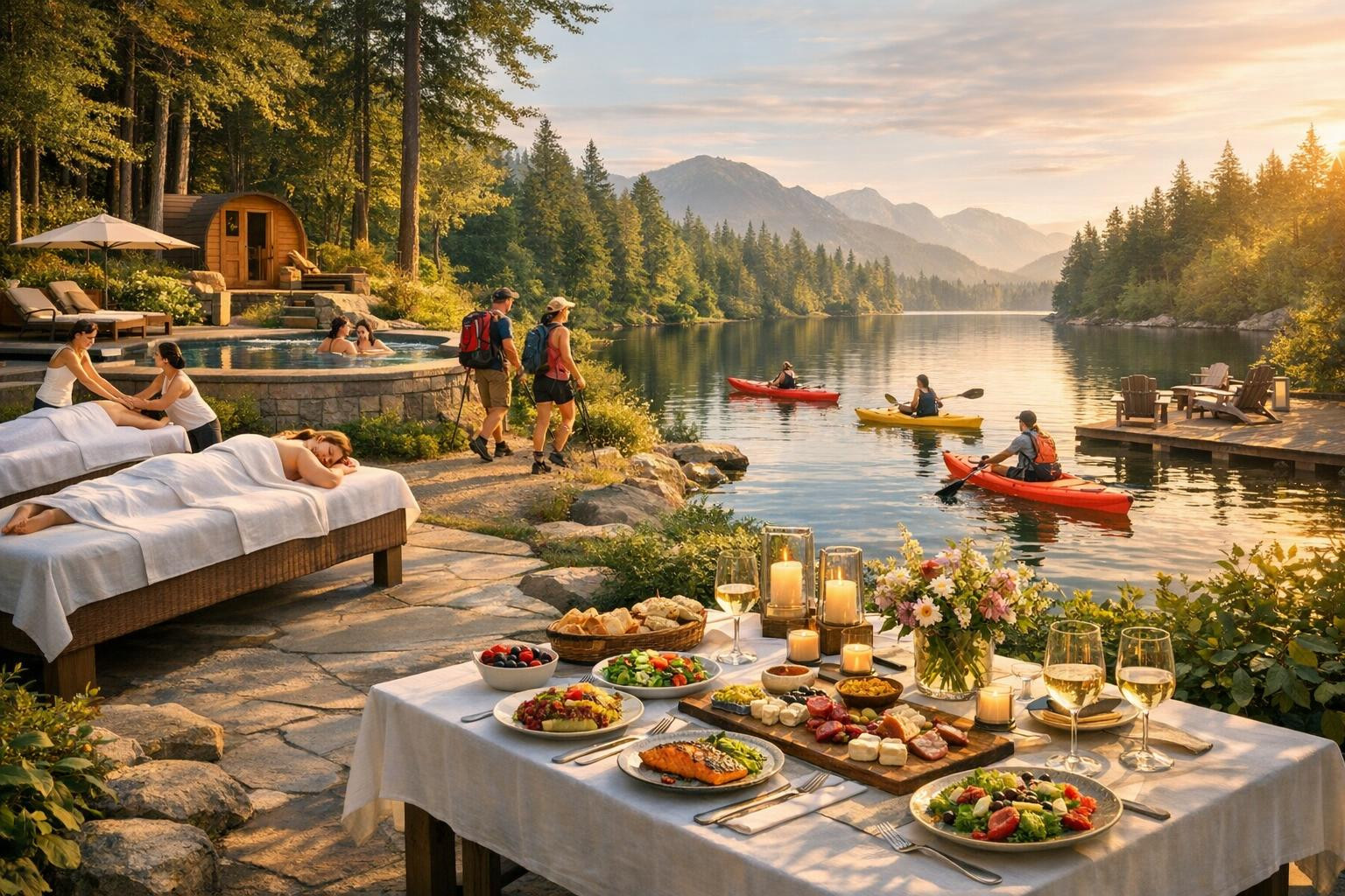 Täielik vaba aja lahendus, mis liidab lõõgastuse, seikluse ...