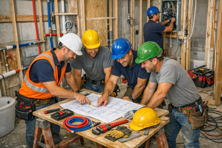 Elektri- ja sanitaartööde kooskõlastamine: tõhususe suurendamine ja kulude vähendamine renoveerimistel.