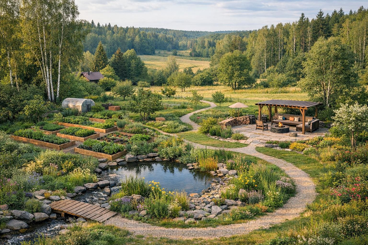 Landscape planning is a strategic approach to designing and organizing outdoor spaces to achieve both functional and aesthetic goals. It involves a comprehensiv
