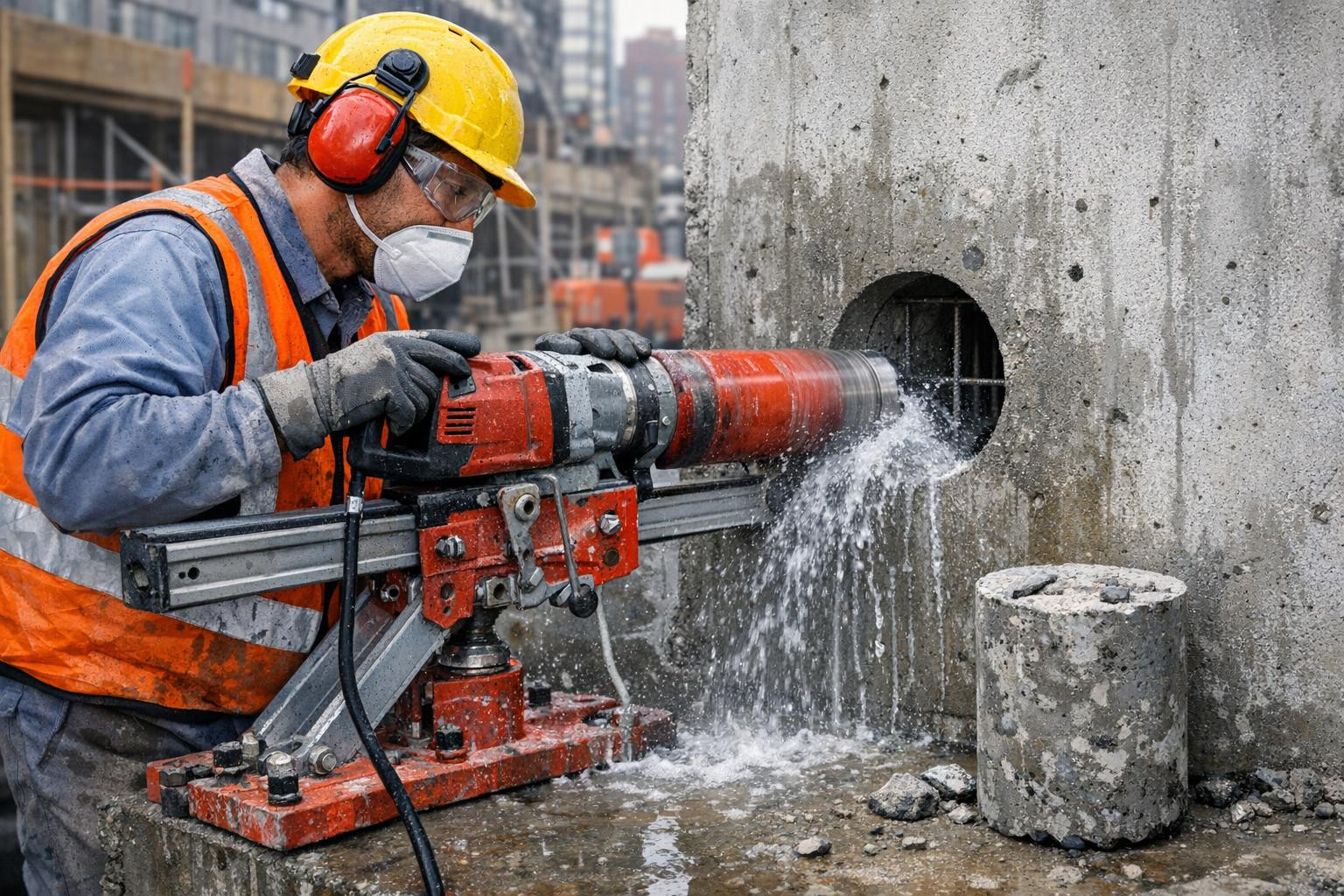 Teemantpuurimine on tuumpuurimise tehnika, mis kasutab täpsete aukude loomiseks erinevates materjalides pöörlevat puurit, mille külge on kinnitatud teemantpuuri