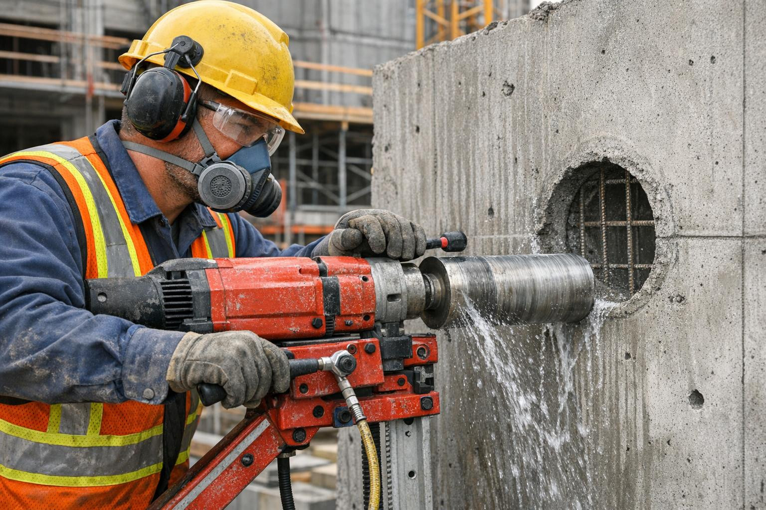 Diamond drilling is a core drilling technique that employs a rotary drill with a diamond drill bit attached to create precise holes in a variety of materials. U