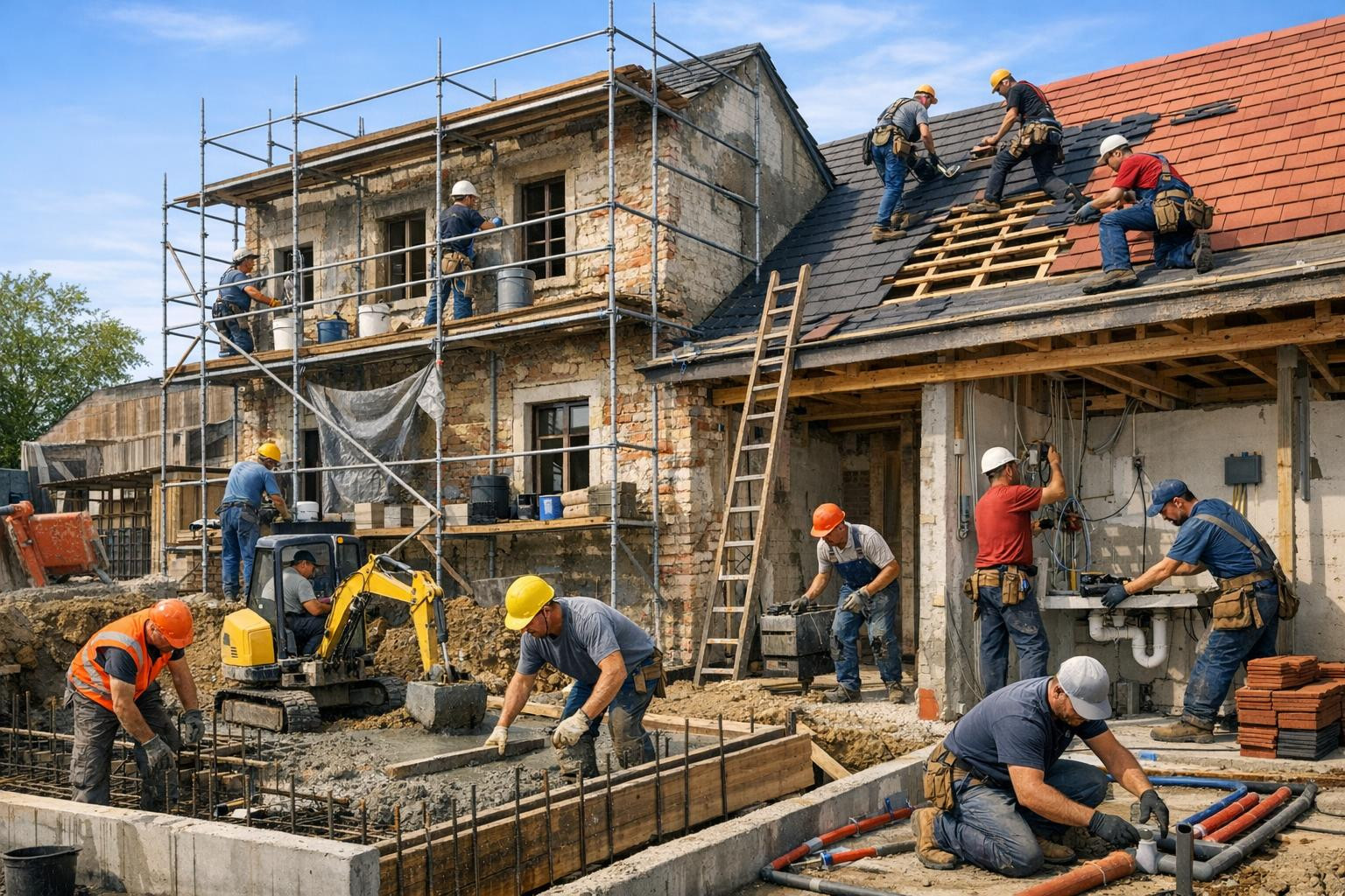 Kas oled kunagi mõelnud, millised on peamised ehitus- ja renoveerimistööd üldehituse valdkonnas? Revoxen Grupp OÜ on siin, et anda sulle ülevaade nendest põneva