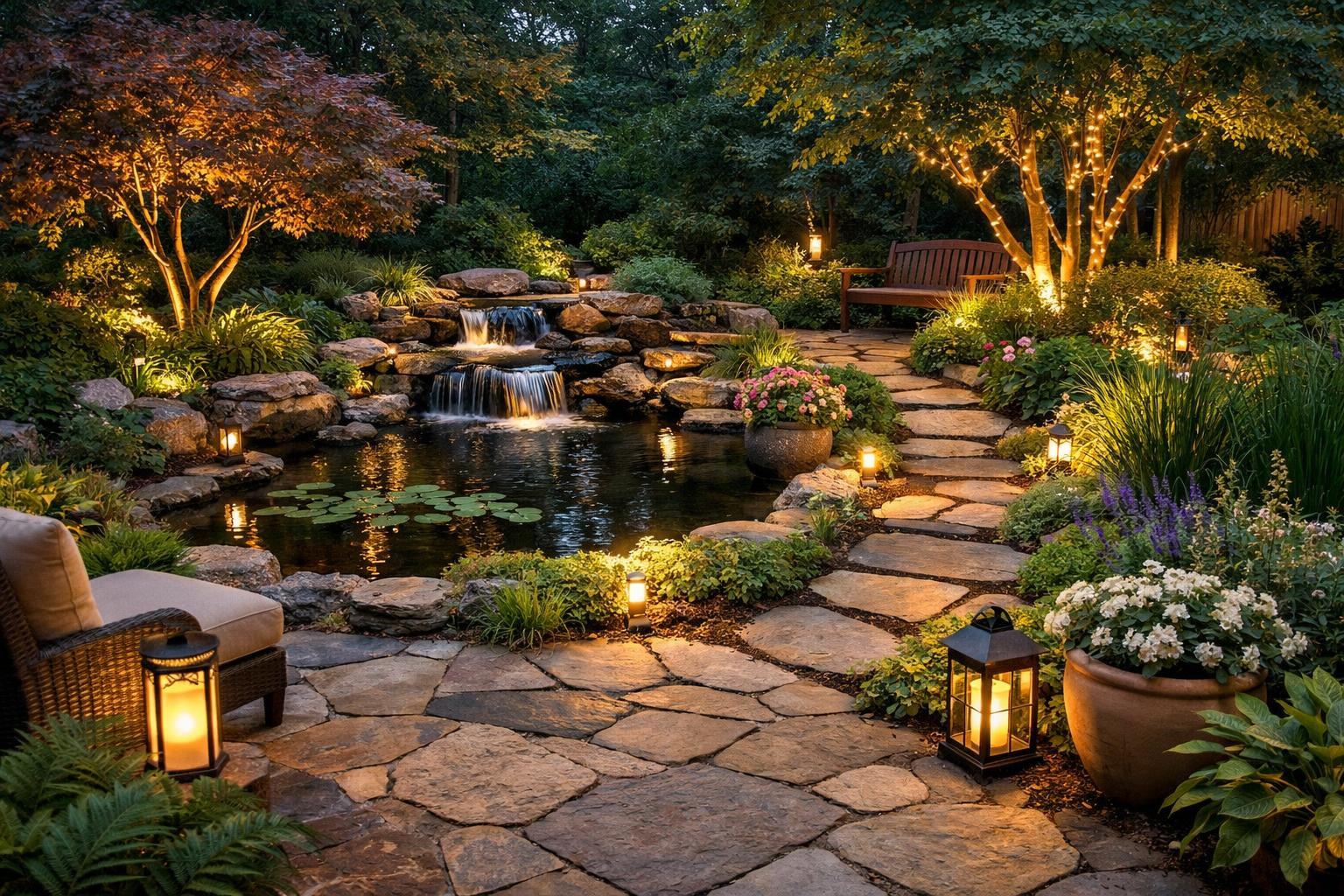 Landscaping is the art and practice of altering the visible features of an area of land to create an environment that is both aesthetically pleasing and functio