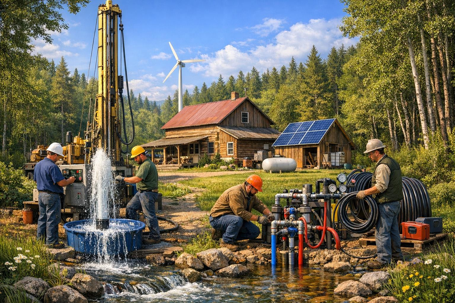 Oled kunagi mõelnud selle üle, kust tuleb sinu kodu puhas joogivesi või kuidas tagada tõhus ja keskkonnasõbralik energiasääst? METSAMAST OÜ on juhtiv ettevõte, 