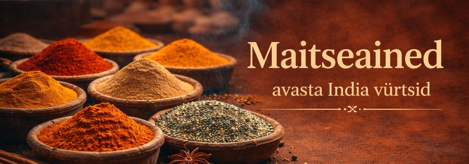 Autentsus, puhtus ja mugavus köögis ning koduhoolduses  Autentsete India vürtside ja hoolikalt valitud mahetoodete kollektsioon teeb igast retseptist elamuse ni