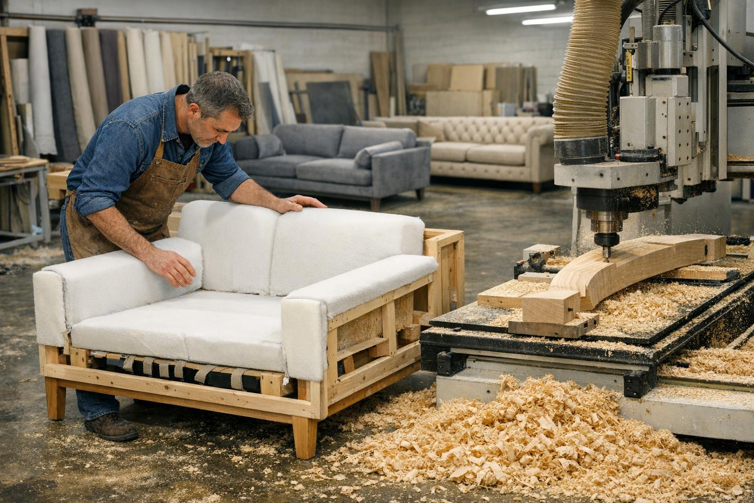 Pure furniture , which combines comfort and durability, increases the value of space both at home and in the business environment. Full-wood barrels, high-quali