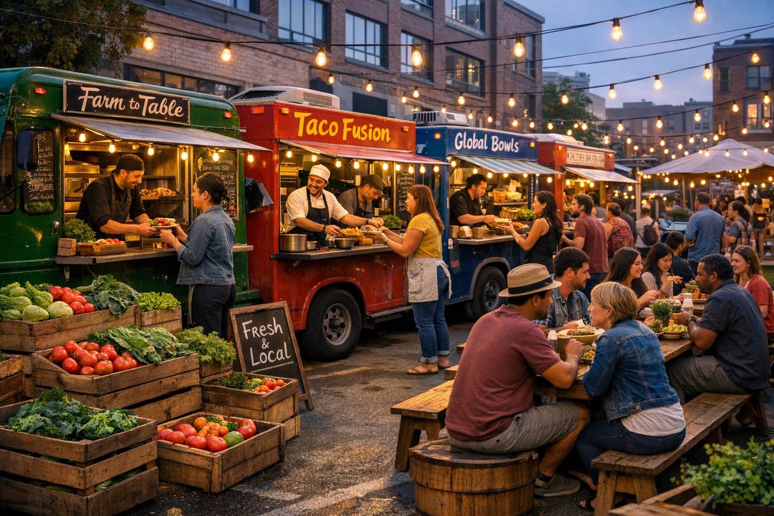 Food trucks have long been a staple of urban dining, offering quick and affordable meals to city dwellers. Traditionally, these mobile eateries served simple fa