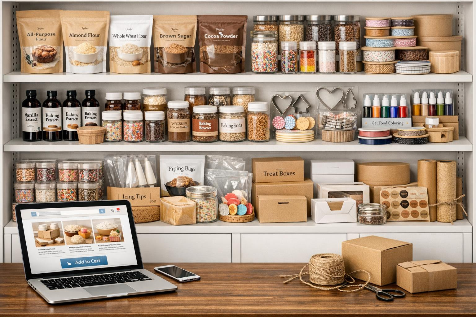 Day-round e-shop  offers a wide range of high-quality baking accessories and a simple online order process every day, at any time. Imagine that the necessary in