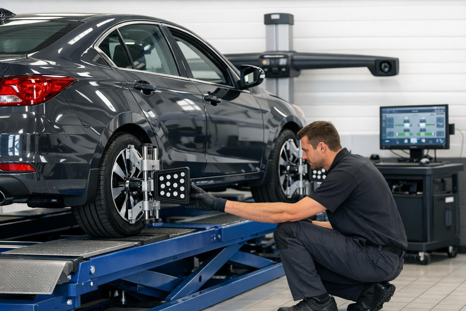 Precise 3D alignment that brings savings and confidence    3D alignment  is a modern axle alignment process that uses three-dimensional scanning with precision 