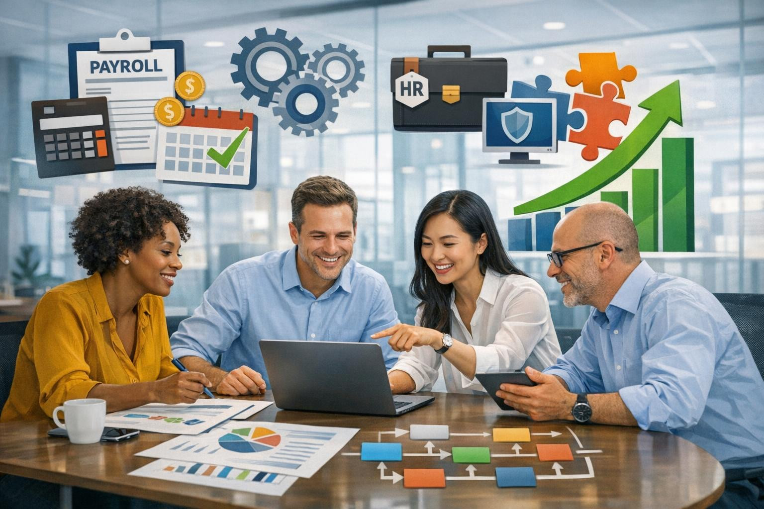 Healthy support for business day-to-day work The service approach ...