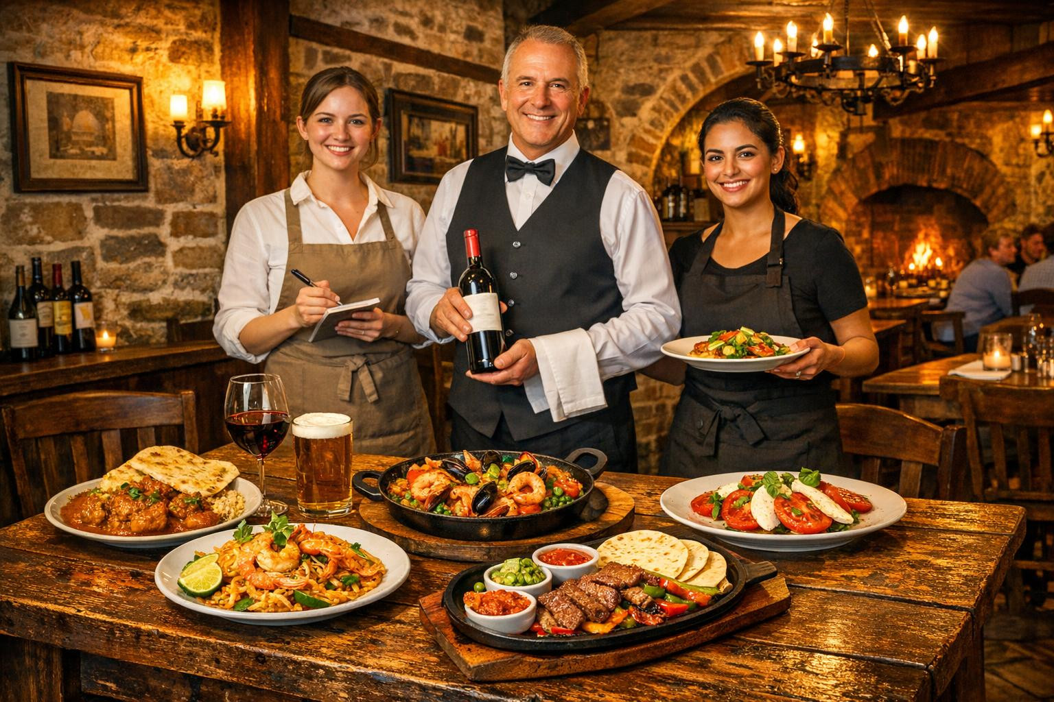 Discover the versatile à la carte menu   < À la carte menu  cleverly combines the influences of France, Italy and Asia, creating an international, tasteless 