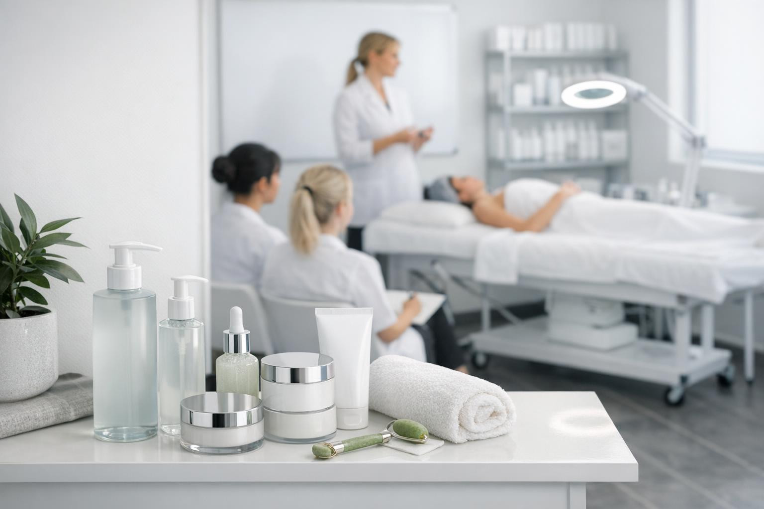 Integrated beauty and skin care ecosystem that works for results     Academy beauty solutions  combine the strengths of e-shop, network partner rooms and profes