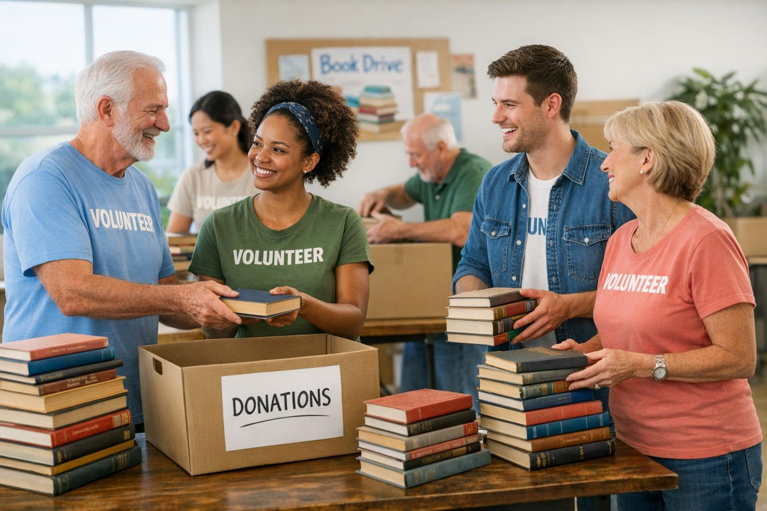 Reception of books  offers a simple and thought-out opportunity to arrange the donation or resale of used books so that each volume has a new opportunity to fin