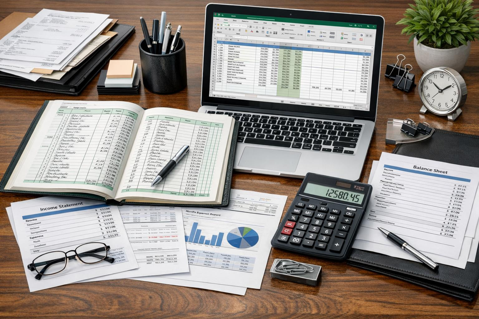 Clear overview and reliable financial accounting    Accounting  need not be complicated or time-consuming. Monthly financial accounting and accurate   recording