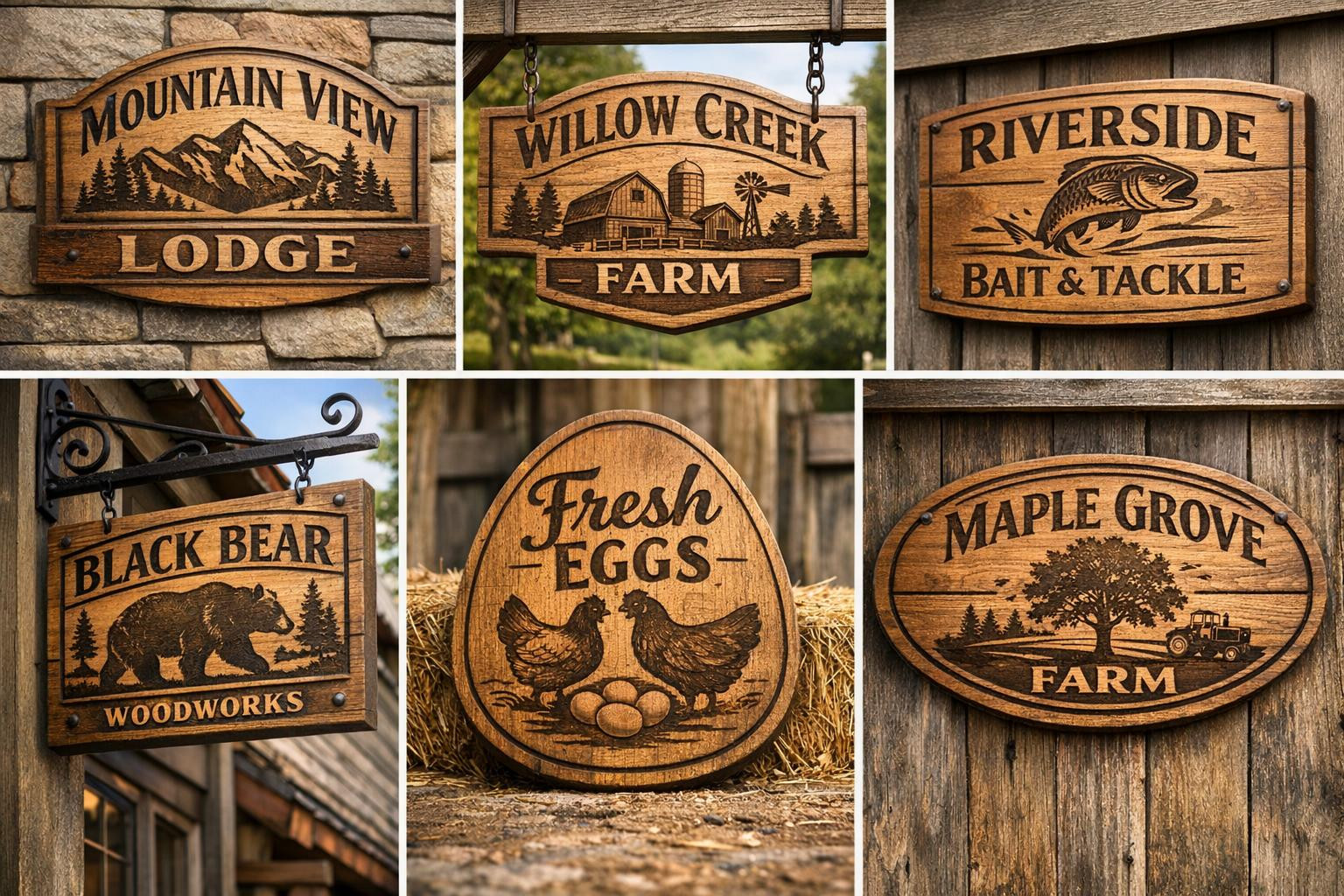 Adapted labels  give the first impression that lasts. Resistant wooden tiles and engraved labels are suitable for both outdoor and interior finishing and create