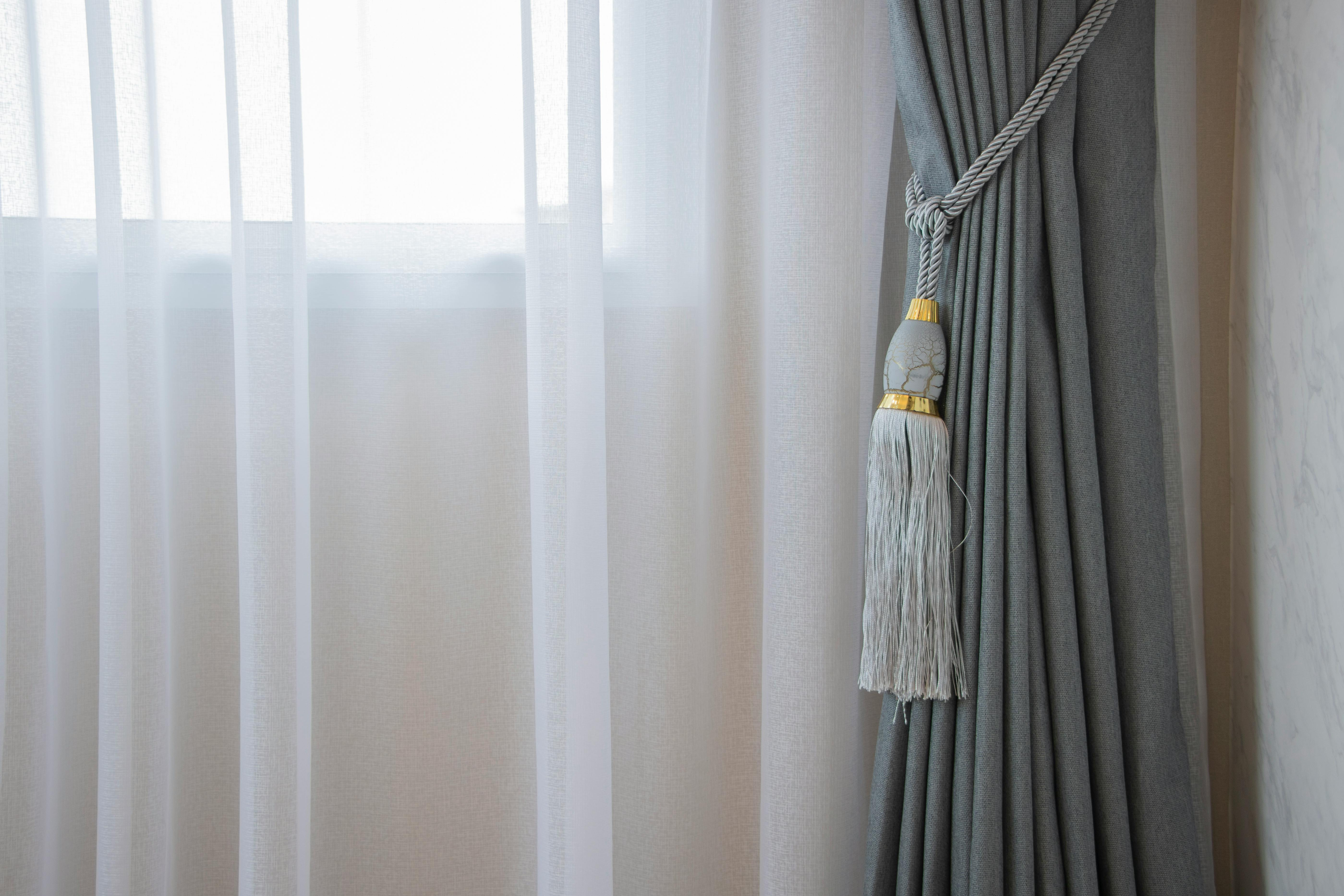 The stylish and thought-out solution for windows  The curtain solutions combine   curtains, fabrics, curtains and rope curtains  for a complete interior design 
