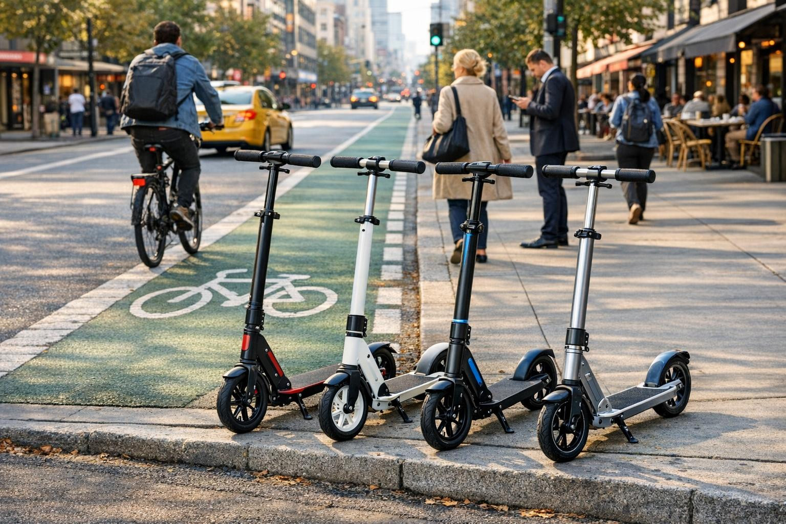 Return movement, new possibilities   < Adult pushwheels  offer a fast and effective alternative to urban transport, which makes daily   communication   easie