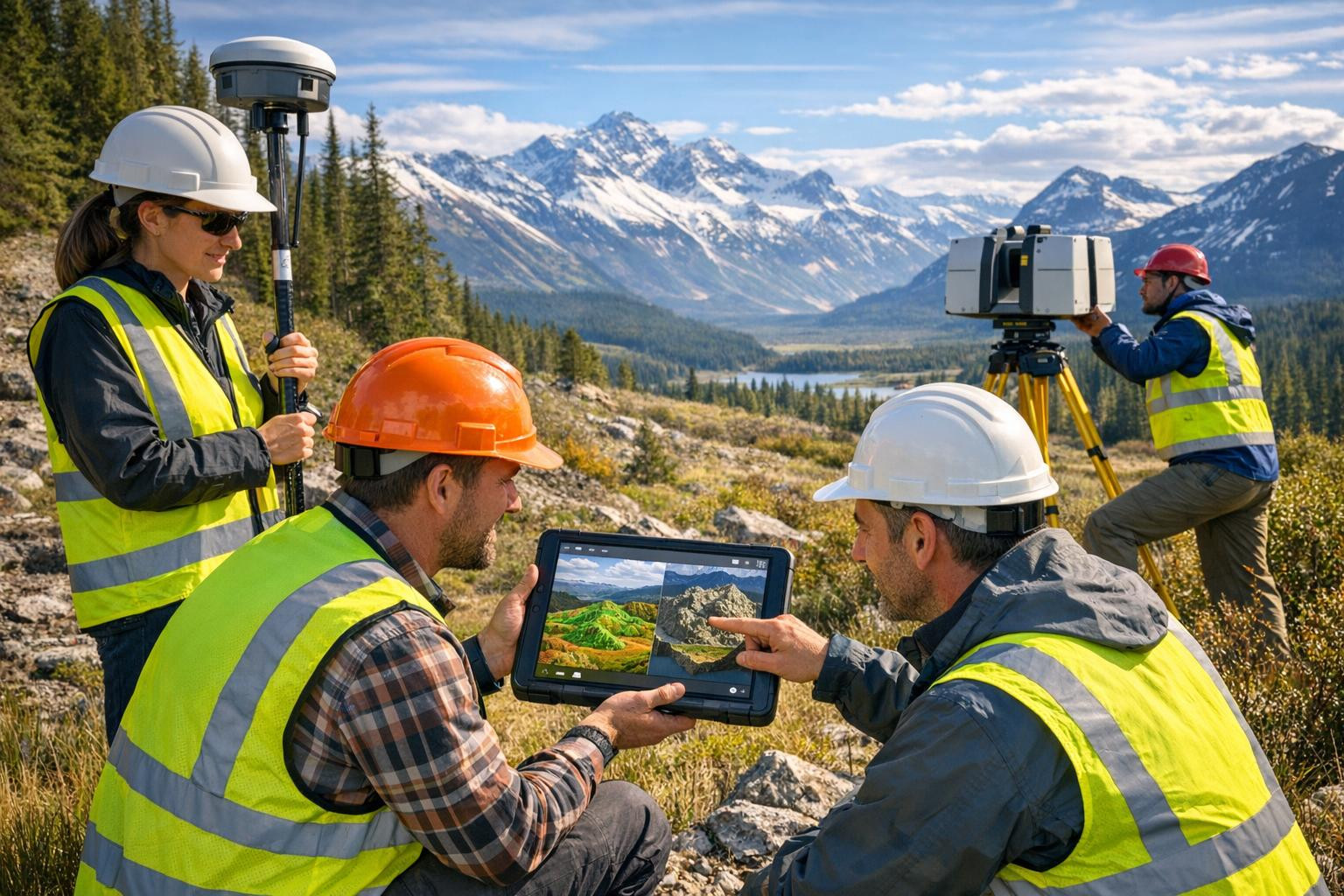 Complete geodesy and survey service  provides accurate coordinates, clear topographical plans and high resolution 3D relief models that accelerate projects and 
