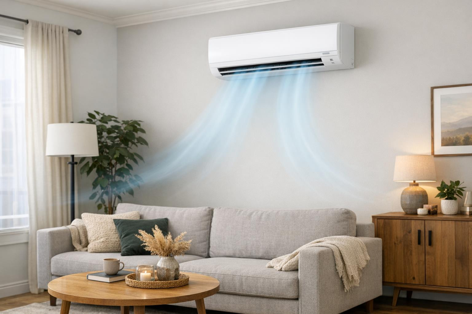 Air-air heat pump  provides a comfortable and cost-effective indoor climate solution that combines both cooling and heating in a single unit. Thanks to modern t