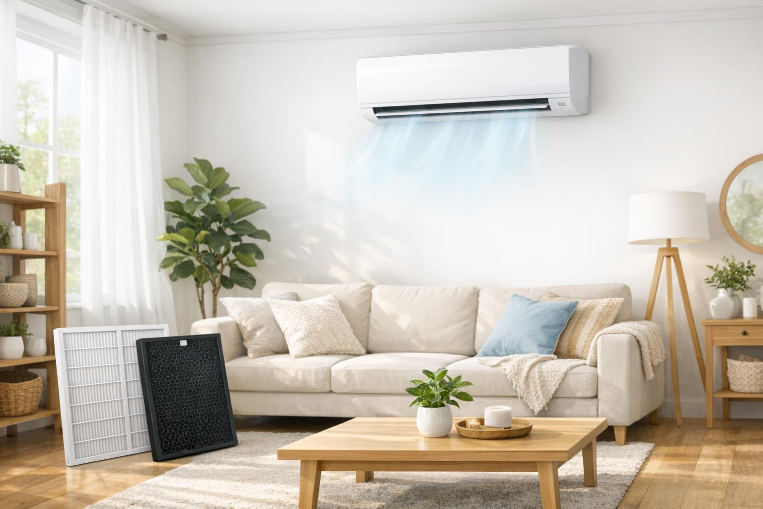 A comfortable and healthy indoor air in each room Climate equipment ...