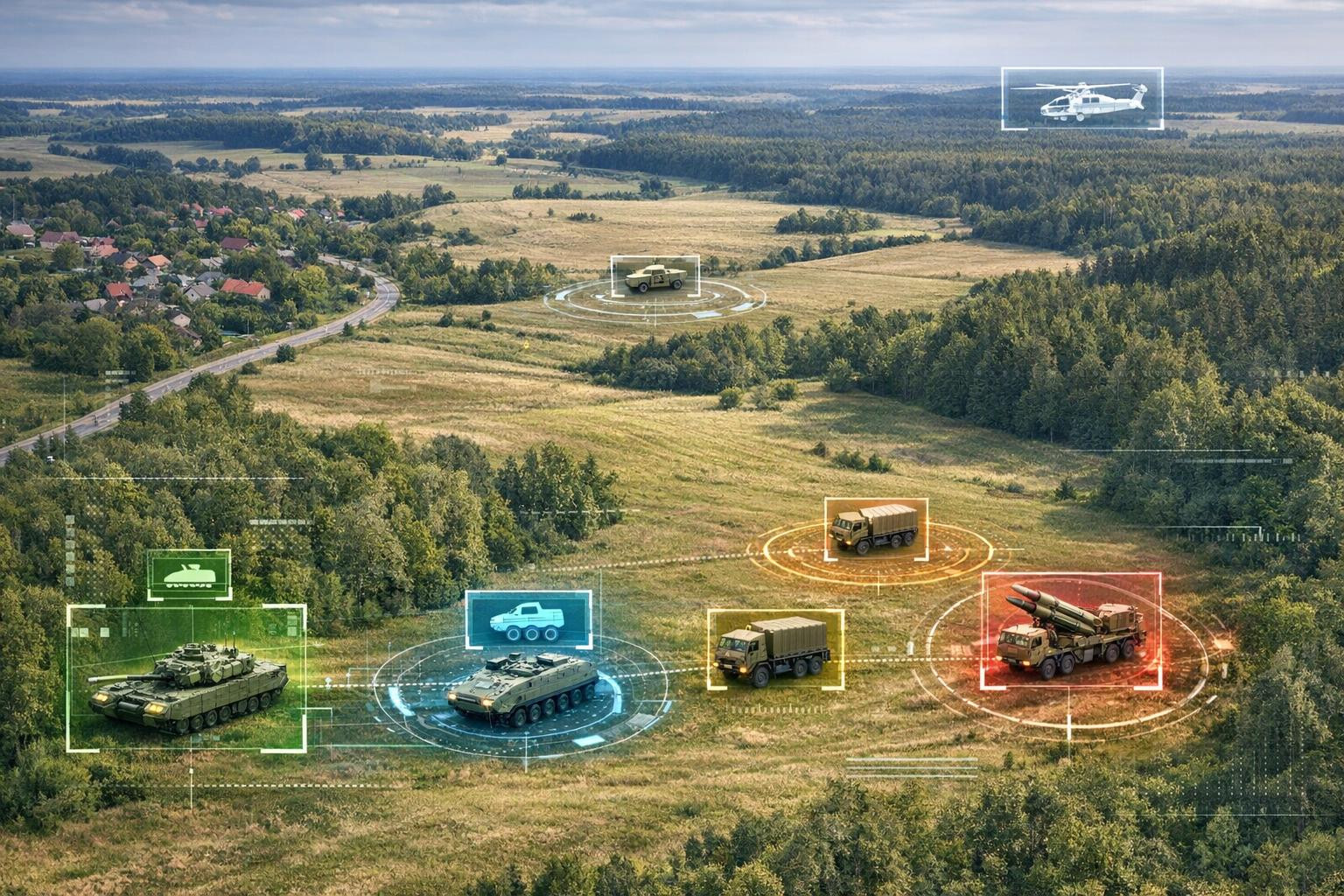 Quick overview    AI-based visual analysis  detects and classifies military techniques with high precision, making intelligence processing faster and decision-m