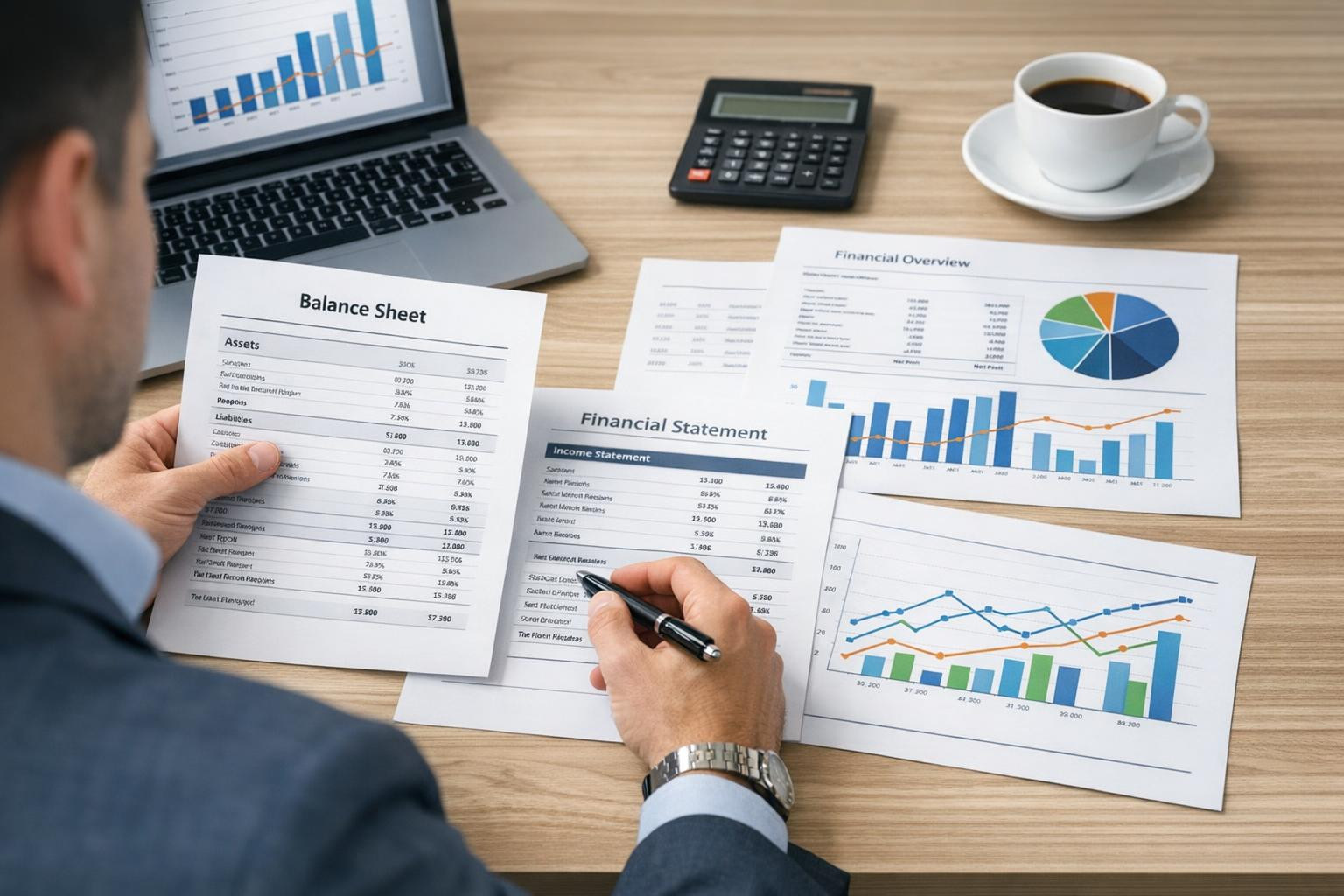 Precise financial reporting, clear decisions   < Compilation of annual reports  and  financial analysis  provide the company not only with numbers but with s