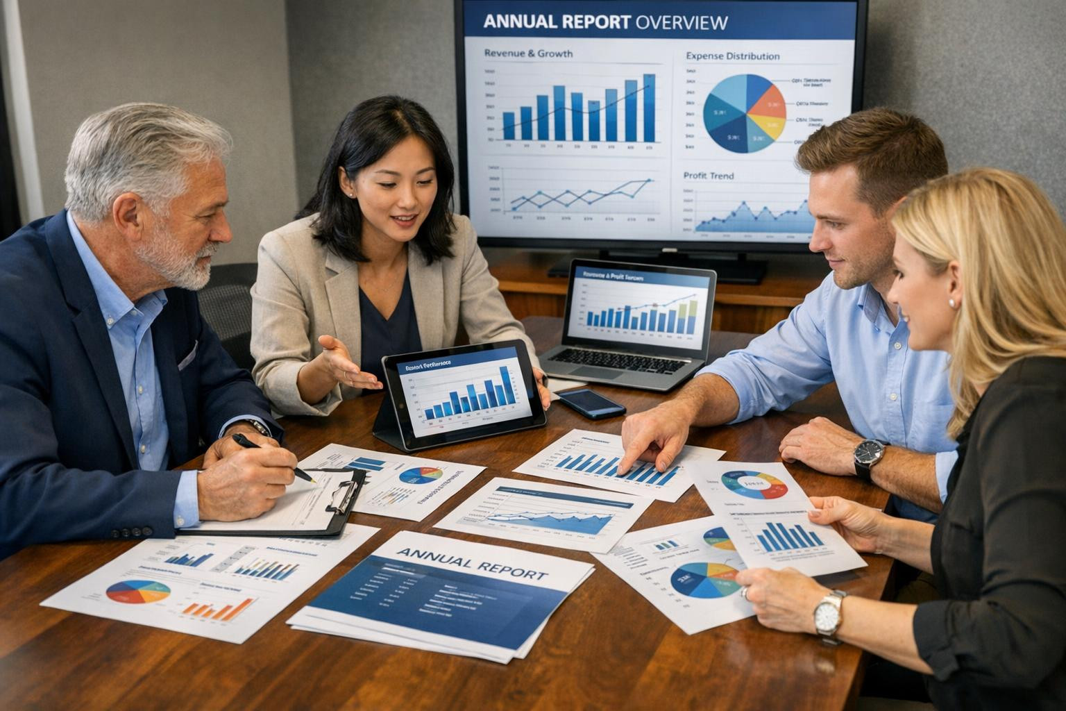 When preparing annual reports and financial reporting  , the focus will be on visibility, regulatory compliance and support for business decisions. We prepare c