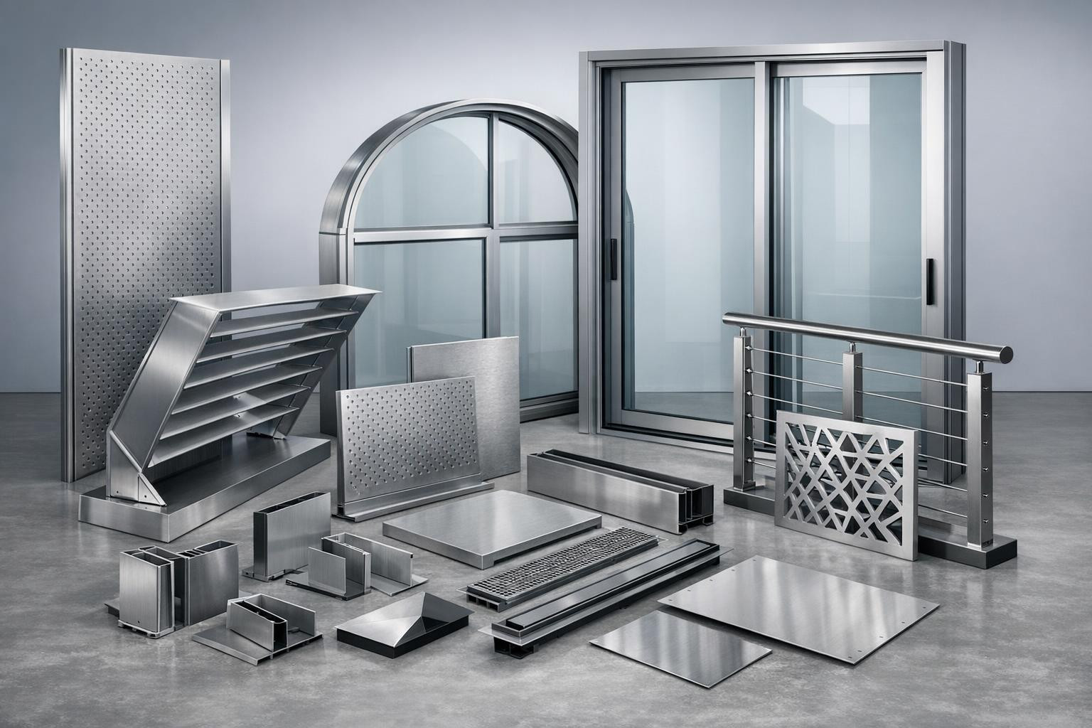 Architectural metal components   and aluminium structures offer design aesthetics and technical reliability with fast installation speed. Each component is crea