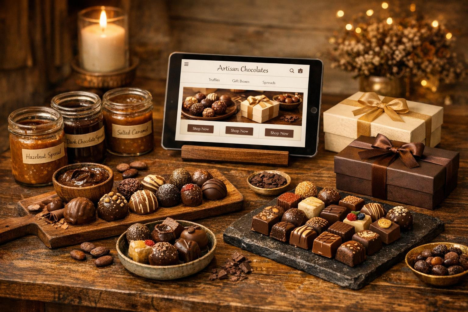 Discover a real taste experience   Artisan chocolate   highlight a carefully selected combination of cocoa beans, fresh creams and master crafts. Each bite is p