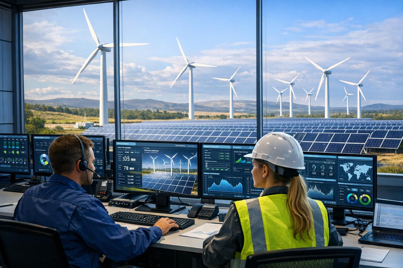 Asset management, which increases revenue and reduces risks throughout the life cycle   Active and commercial management of wind and solar power plants with a f