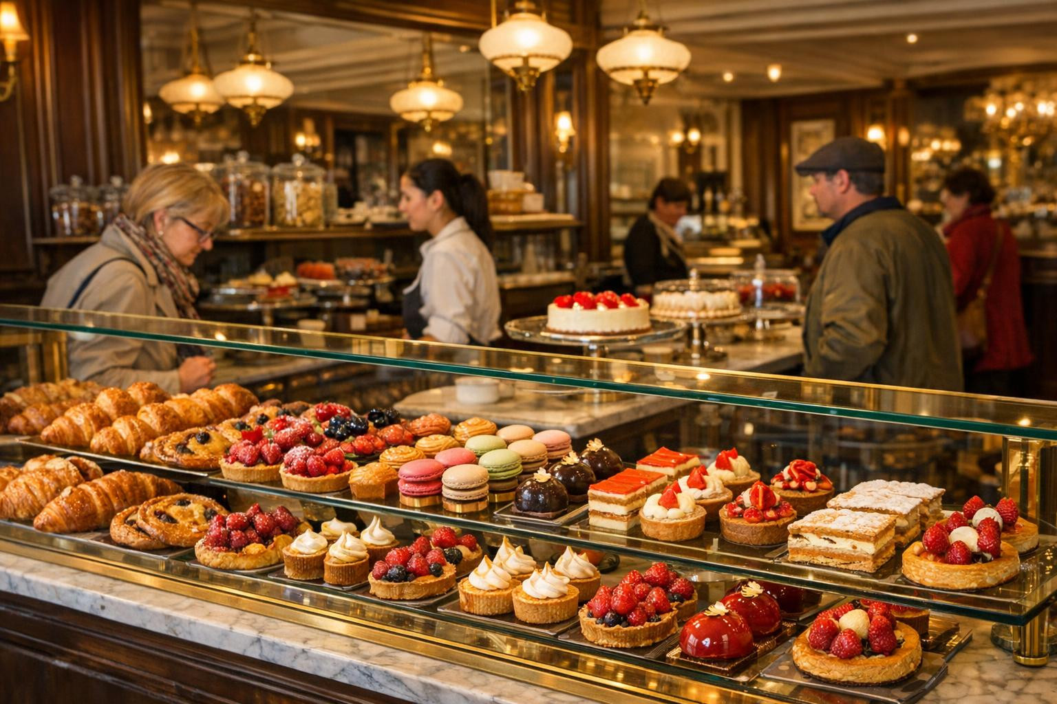Authentic French bakery and confectionery, combining traditional ...