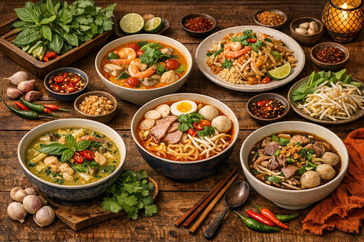 Authentic Thai menu</strong brings abundant noodle dishes, aromatic soups and strong tastes to Hiiumaa, made from carefully selected ingredients. Each dish i