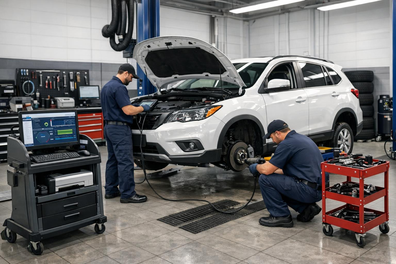 Reliable maintenance and repair in an authorised service node     Authorised maintenance   and  repair  are based on brand-specific procedures and original reco