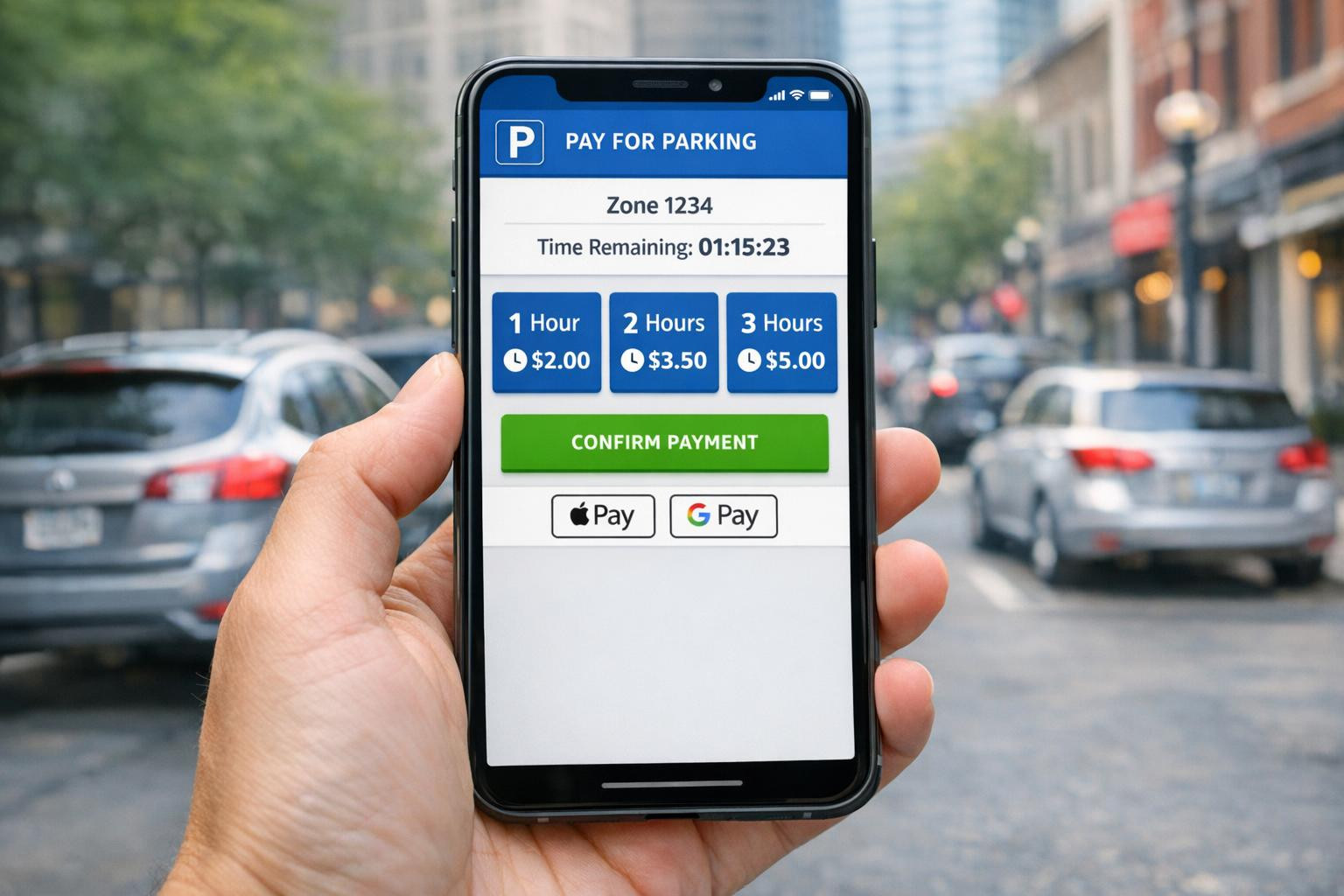 Quick, safe and comfortable parking with one application < ...