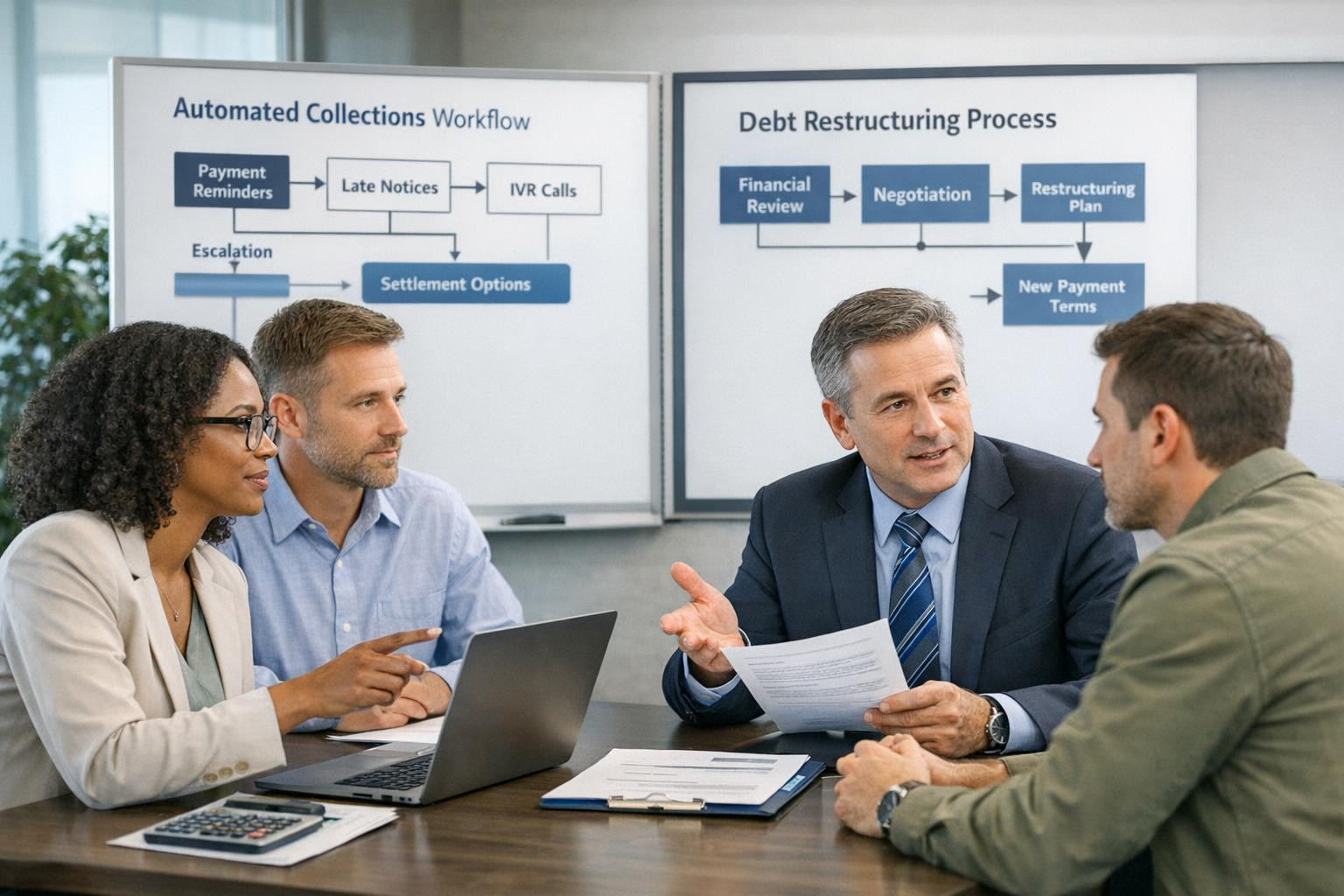 Automated recovery and restructuring  combines technology and legal competence to speed up receipts, reduce costs and restore control over payment flows. The se