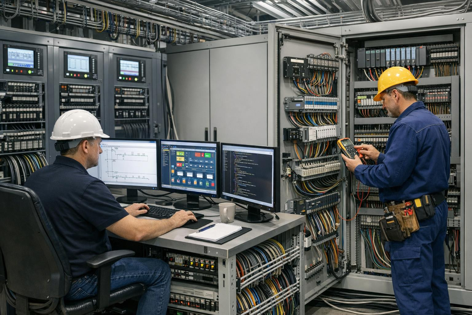 We offer full solutions in the field of automation and control that combine reliable  automatic systems installation  , fast  automatic systems maintenance   an