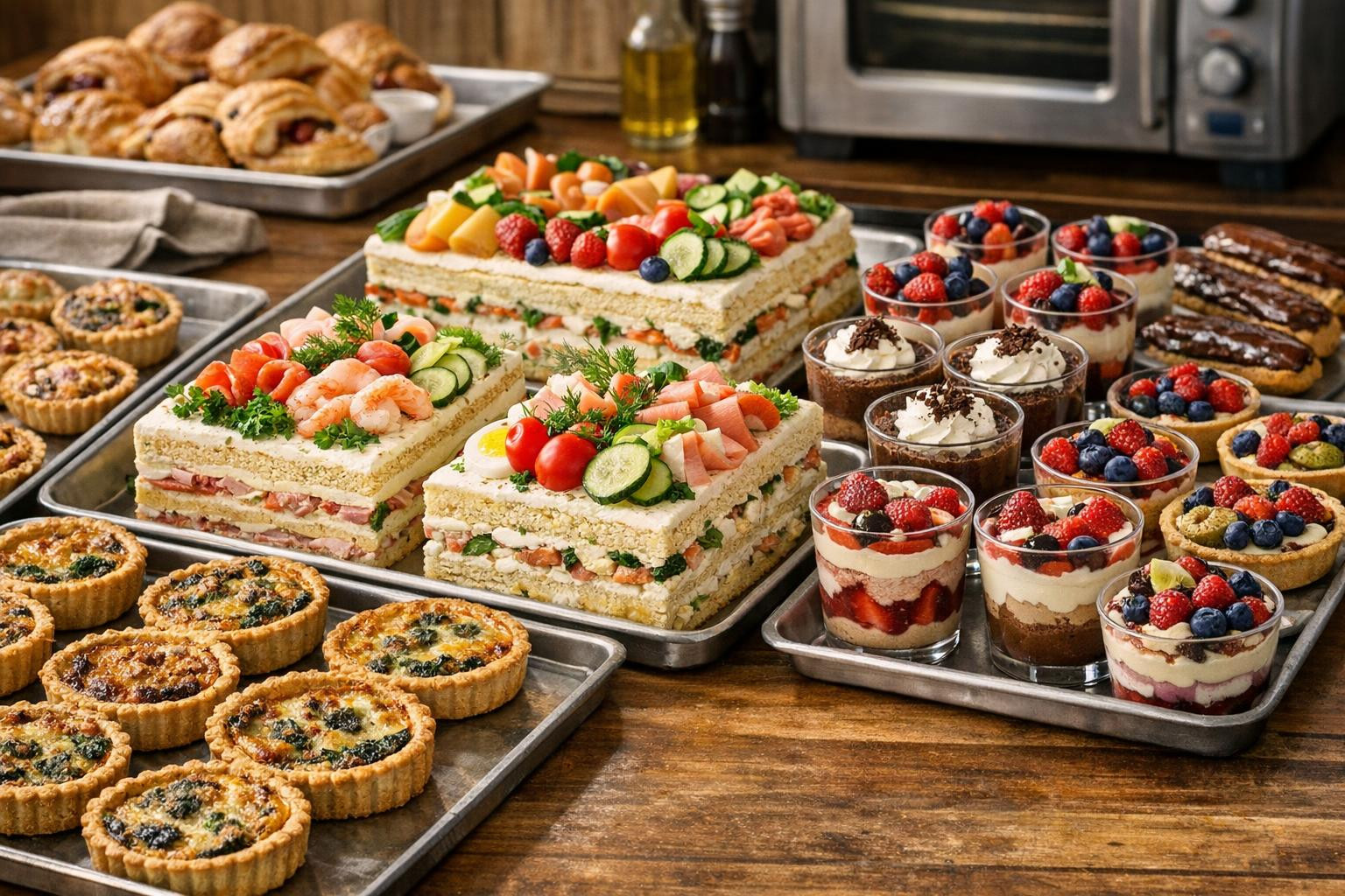 Quick, delicious and consistent solutions for speeding up the work of the kitchen    Bakery and confectionery  for large-scale catering offer finished or semi-f