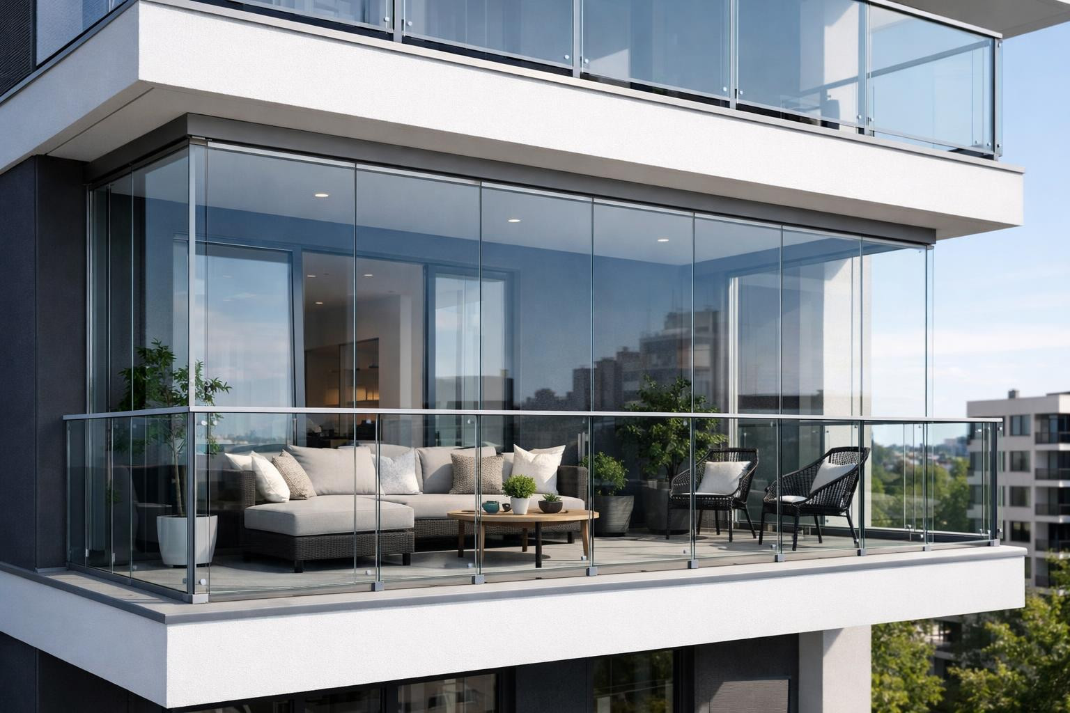 What are balcony glasses and suitable for      balcony glasses  are glazed solutions that make an open balcony a protected and comfortable accommodation for mos