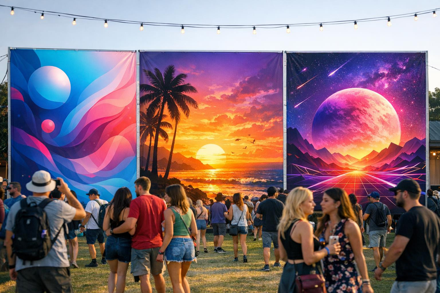 Banners print gives the message visibility and resilience that ...