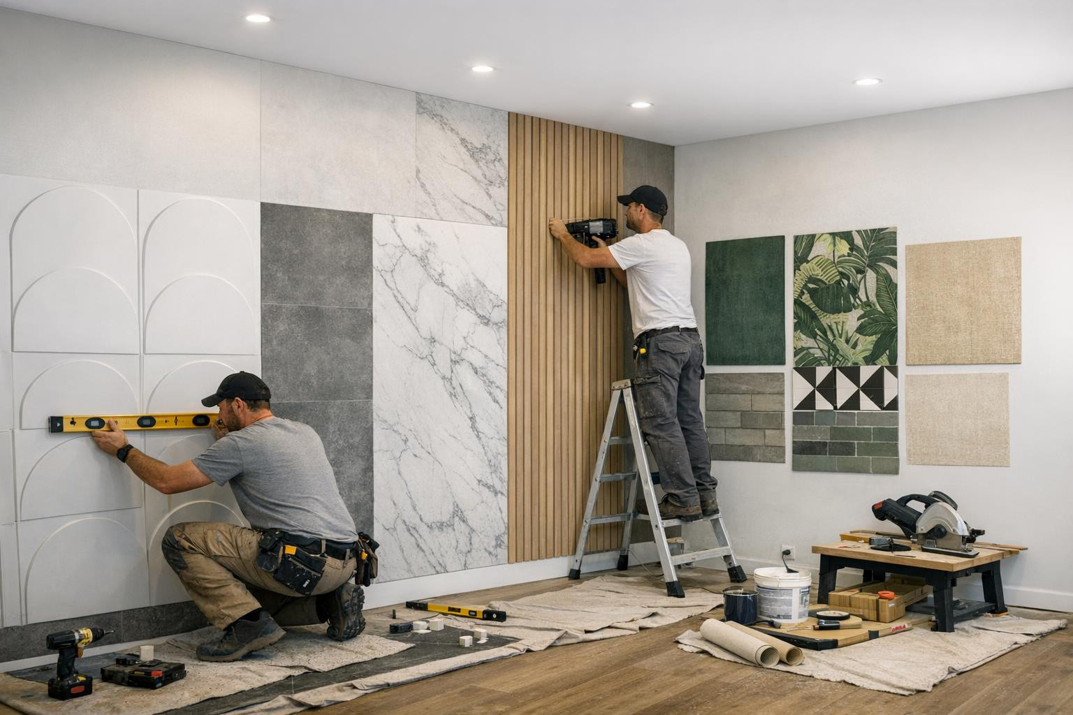 Perfect wall finishing with precise installation   Create a uniform and stylish wall surface that lasts for years and requires minimum maintenance. Professional