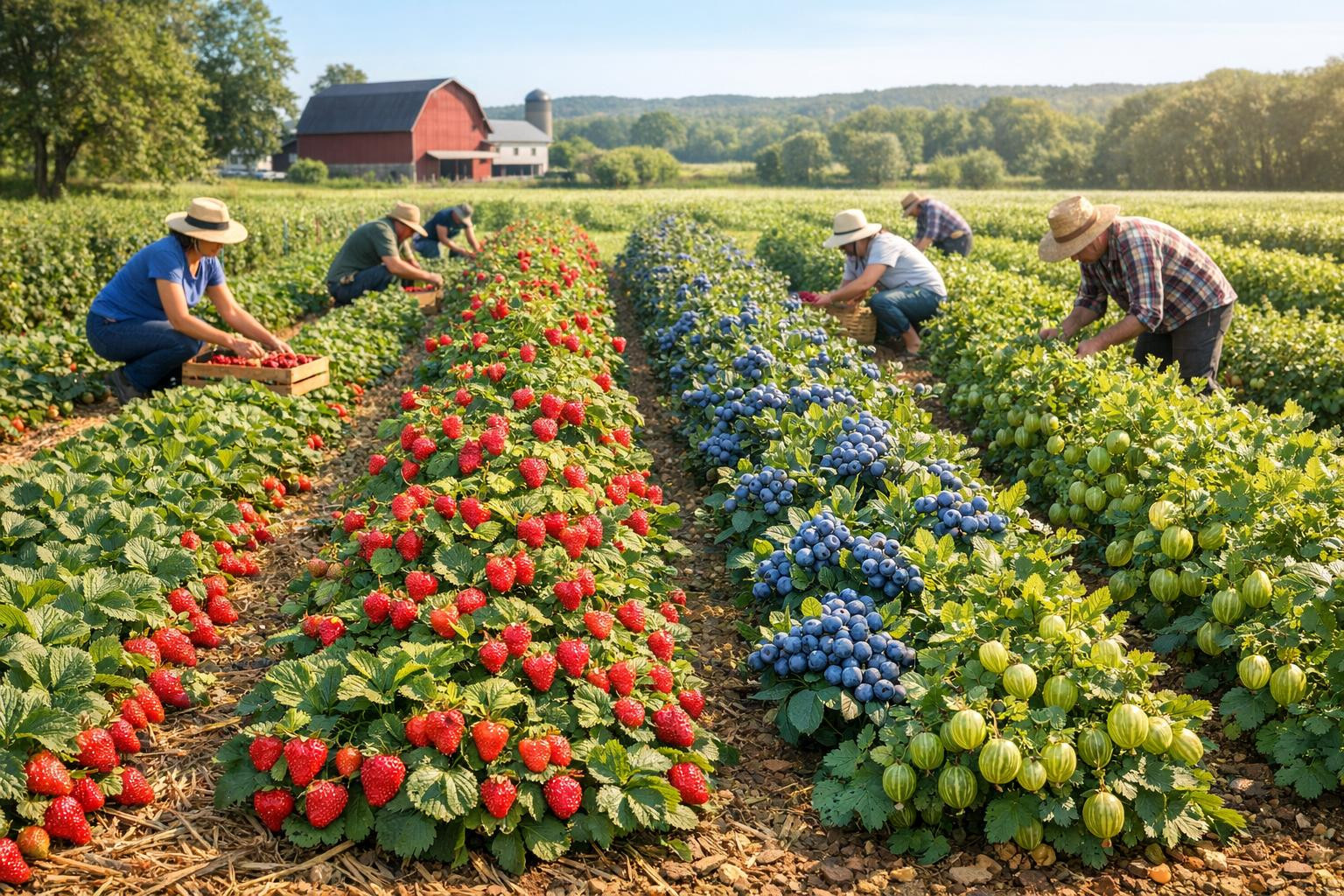 Professional berry farming  means smart planning and accurate execution from the establishment of the planting plan to a high-quality and ready-to-market harves