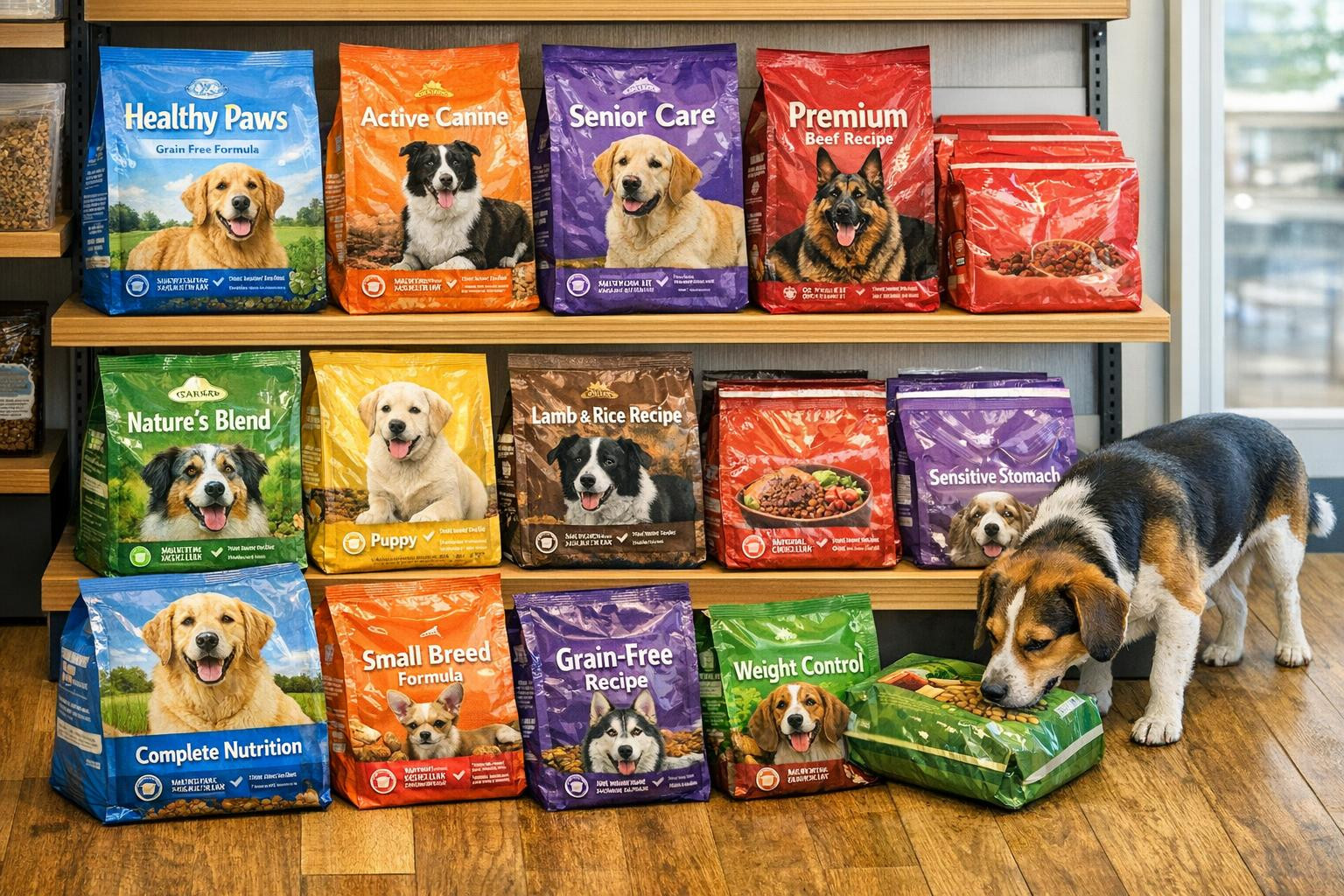Healthy and comfortable solution for each dog     Kuivikuut koht   offers a balanced diet that meets the different needs of puppies, adult dogs and seniors. The