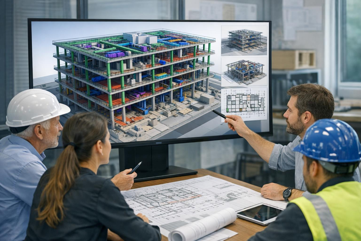BIM-projecting  creates a clear, coordinated and controlled basis for the implementation of complex construction projects - combining architectural solutions an