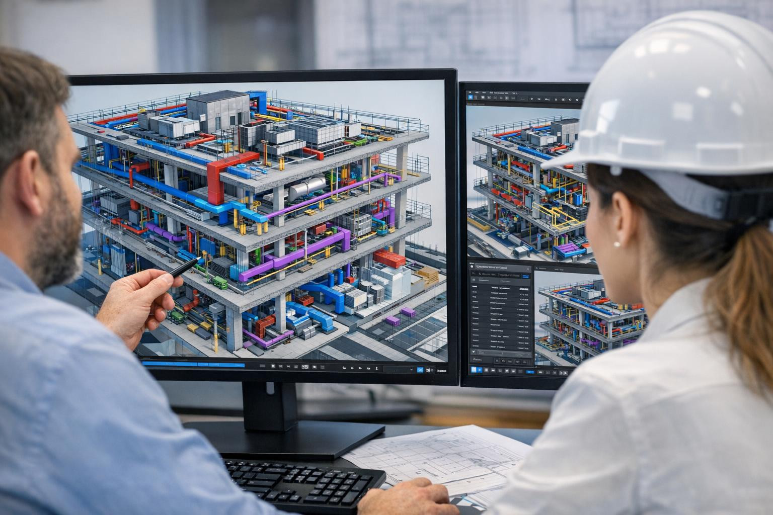 BIM-models and professional models coordination provide clearly ...