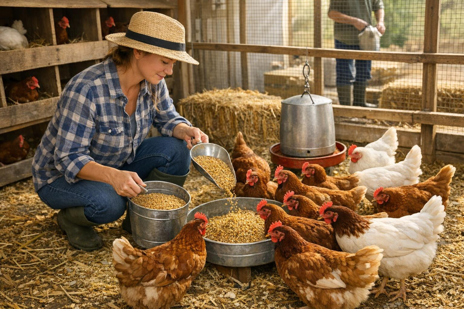 Poultry health  means more than just treating diseases - this is a comprehensive approach that combines the right  chicken feed -selection, correct equipment an