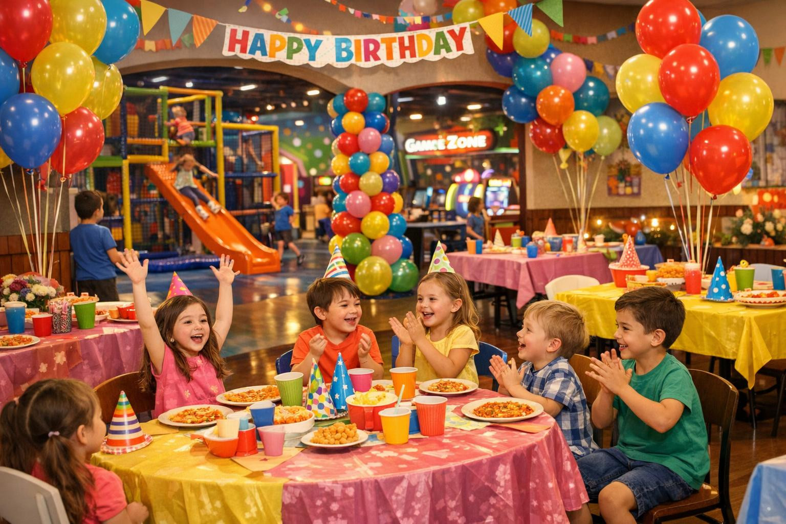 Birthday rooms  offer a careless and memorable way of marking: private room, customizable packages and access to play and activities. Suitable for smaller frien