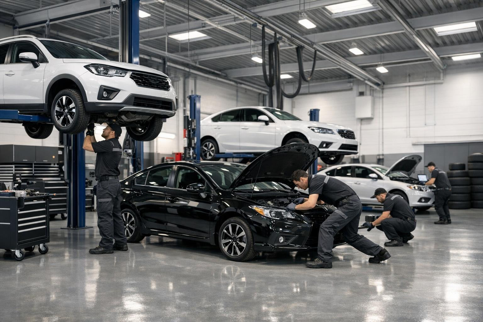 Specialised maintenance for BMW and MINI cars   < The whole service  combines expertise in the use of original diagnostic software, regular maintenance and c