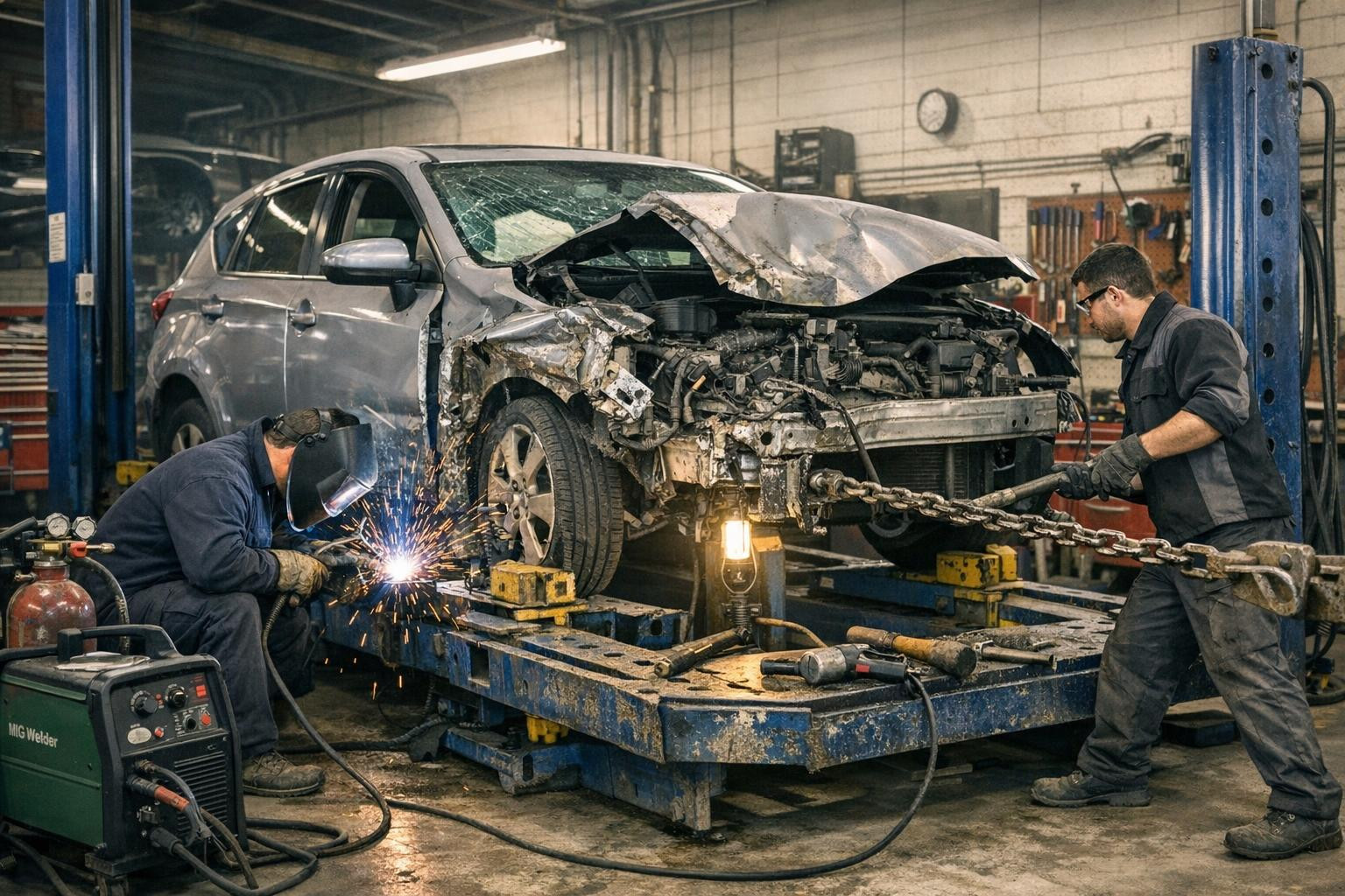 How to restore vehicle safety and appearance after an accident       Body and crash repair  ensures that vehicle design and driving comfort are restored profess