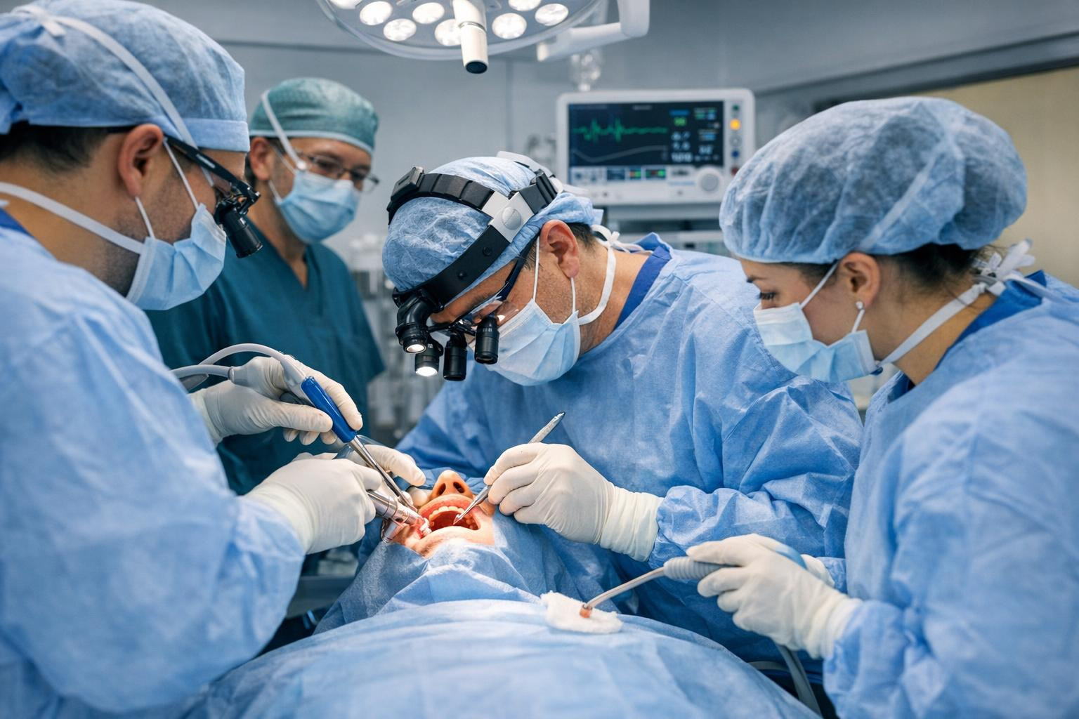 Breaking   and  Growing   provide an opportunity to install implants even if the bone mass is limited or preceded by a complex surgical situation. Modern method