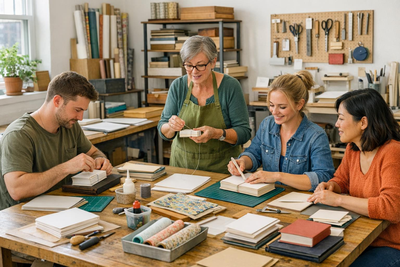 Discover the art of bookbinding in practical workshops and courses ...